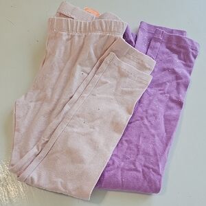 Wonder Nation Pink and Purple Kids' Leggings